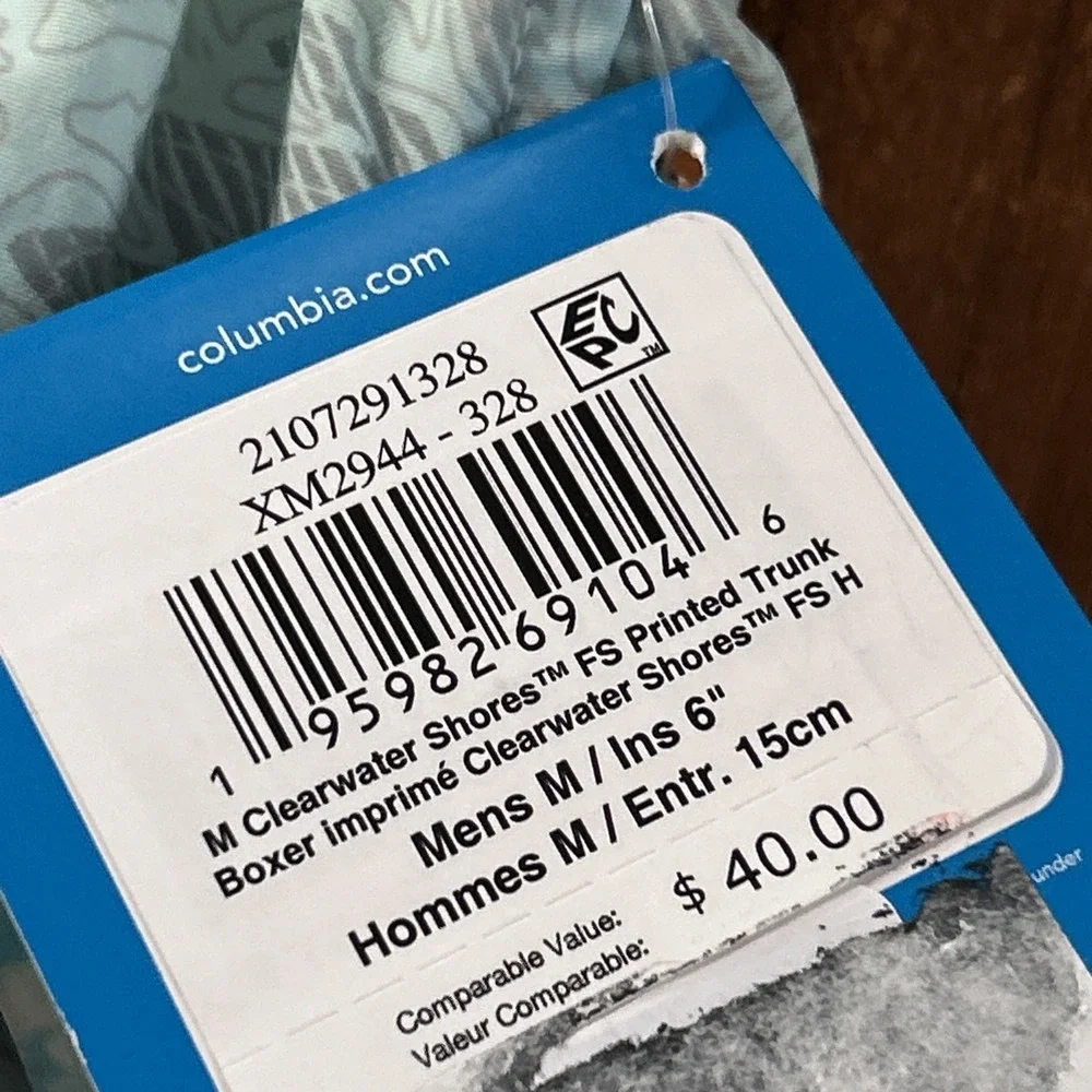 NWT Columbia PFG Clearwater Shores FS Printed Trunk 6